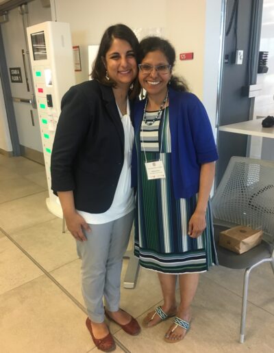 Meeting a mentor of mine, Dr. Shahirose Premji, School of Nursing, Queens University.